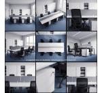 Korpus-Metall-Rollladenschrank Monobloc Généric - B 120 x H 198 x T 43 cm - NF-OEC und GS