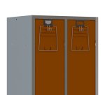 Porta asciugamani esterno con gancio