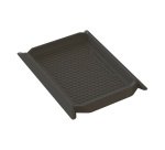 Vaschetta portascarpe in plastica nera