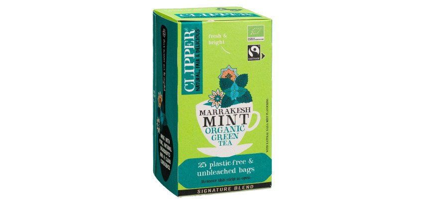 Thé vert menthe bio Marrakech Clipper - Boîte de 25 sachets