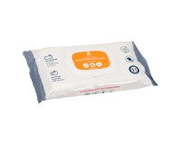 Lingettes nettoyantes désinfectantes surfaces Bruneau citron - Paquet de 50