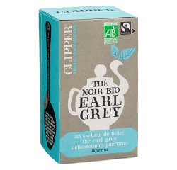 Thé noir Earl grey bio Clipper - Boîte de 25 sachets