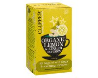 Infusion citron gingembre bio Clipper - Boîte de 25 sachets