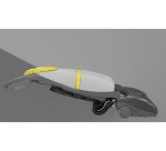Lavasciuga a freddo Sprinter - 200/800 W - 113 x 37 x 37 cm - grigio/giallo - Lavor