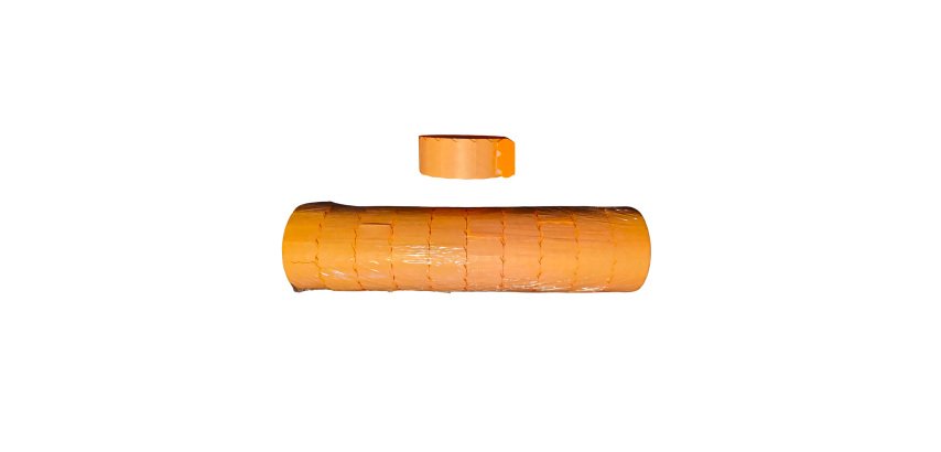 SATO - Pack of 10 label rolls 18 x 16 mm, orange - Roll of 1500