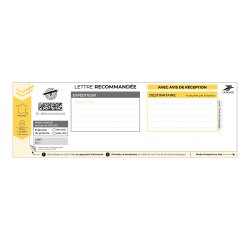 Recommandé avec accusé de réception – Boîte de 200