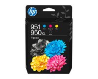 Pack HP 950XL negro + 951 colores separados, 4 cartuchos originales (C3WK1AE) (1 negro + 3 colores)
