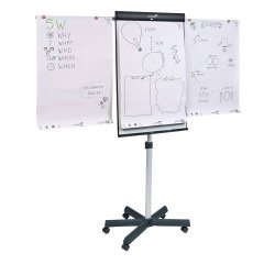 SKETCH PRO chevalet de conférence mobile base étoile