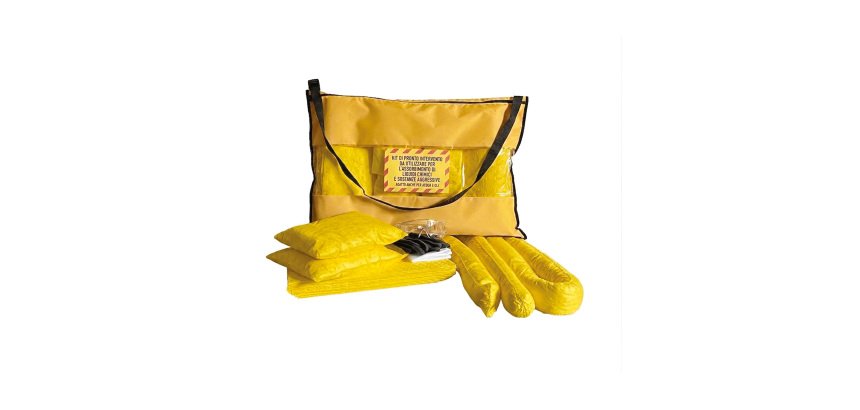 Kit borsa in nylon assorbenza liquidi chimici Carvel KIT043C 42 lt