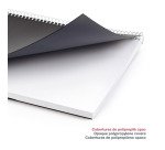 Agenda espiral City dia página 155 x 213 mm Catalán polipropileno negro Miquelrius