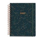 Agenda Constellations dia página espiral 164 x 218 mm Miquelrius