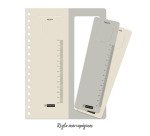 Agenda semana vista 160,5x218 mm Back to Basics Crema Miquelrius