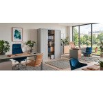 Armoire haute à rideaux démontables Largeurs spécifiques 200 x 160 cm unicolore