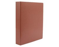 Carpeta cartón cuero Fabrisa Cuarto natural 2 Anillas 25mm