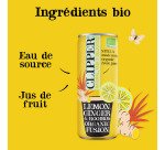 Clipper Zitrone, Ingwer, Bio-Rooibos 25 cl - 24 Dosen