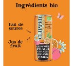 Clipper camomille, pêche et orange Bio 25 cl - 24 canettes