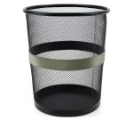 Corbeille à papier 9 L Pierre-Henry Mesh, aspect cuir