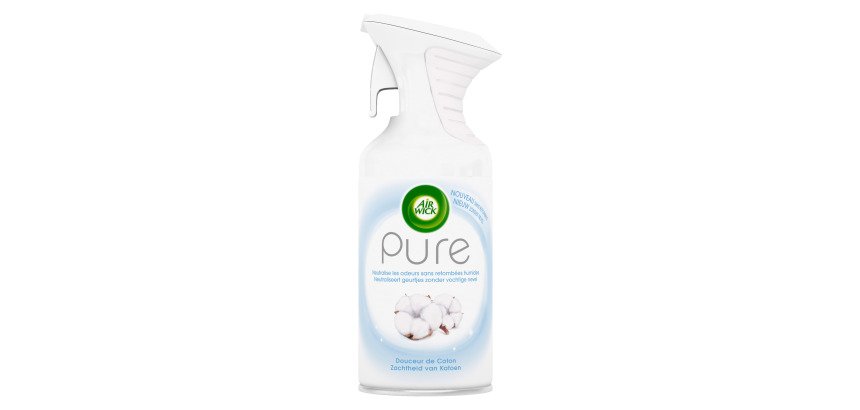 Désodorisant Air Wick Pure Douceur de Coton – Aérosol 250 ml