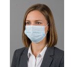 3-ply surgical mask - Type IIR, blue - Box of 50