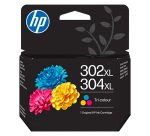HP 302XL/304XL Cartucho original tricolor (B7RT8AE) de alta capacidad (300 páginas)
