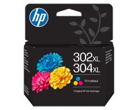 HP 302XL/304XL Cartucho original tricolor (B7RT8AE) de alta capacidad (300 páginas)