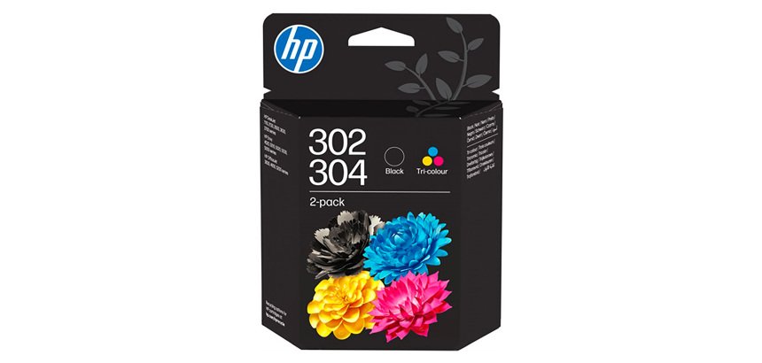 HP 302/304 Pack combo cartuchos originales negro + tricolor (B82L1AE) (120/100 páginas)