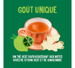 Groene thee Bio Alter Eco met citroen/gember - Doos met 20 platte zakjes