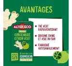 Groene thee Bio Alter Eco met citroen/gember - Doos met 20 platte zakjes