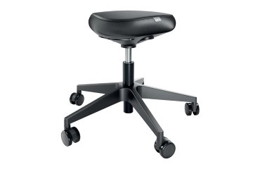 Tabouret ergonomique Leitz Ergo, noir