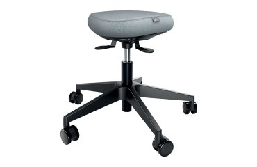 Tabouret ergonomique Leitz Ergo, gris