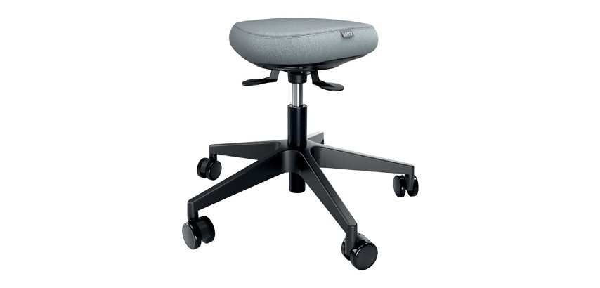 Tabouret ergonomique Leitz Ergo, gris