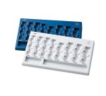 Bandeja clasificadora de euros Faibo azul 310x185x30 mm