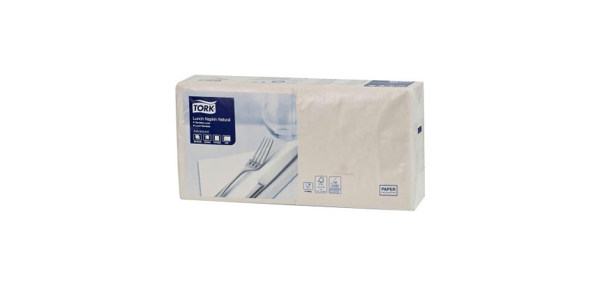 Tovaglioli Tork Lunch natural 2 veli 200 unità - compostabile