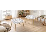 Tables hautes KIDS à colorier - Motif Athlètes - Lot de 2