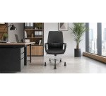 Liegesessel Opti520CB in schwarzem Kunstleder