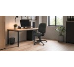 Sedia ergonomica Alares - con braccioli regolabili - nero - Piqueras y Crespo