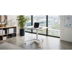 Scrivania compatta pneumatica Leitz Sit-Stand colore bianco