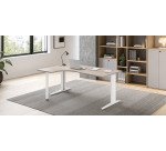 En_bureaux compacts gauche l 180 cm pieds metal f