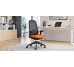 Sedia direzionale ergonomica Joga sincro struttura in colore nero
