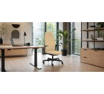 Sedia direzionale ergonomica Levita Unisit in tessuto