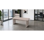 Scrivania lineare l 180 x p 80 x h 73 cm gambe a pannello Bruneau Excellens