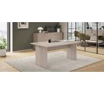 Scrivania lineare l 160 x p 80 x h 73 cm gambe a pannello Bruneau Excellens