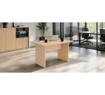Scrivania larghezza lineare base legno pieno Excellens