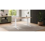 En_bureaux droits l 120 pieds metal fixe anthraci