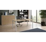 Scrivania Squadra 160 x 80 cm rovere