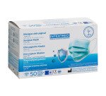 3-ply surgical mask - Type IIR, blue - Box of 50