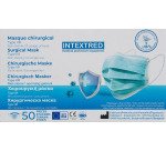 3-ply surgical mask - Type IIR, blue - Box of 50