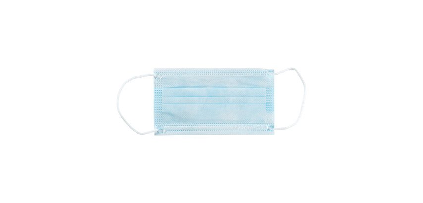 Masque chirurgical 3 plis - Type IIR, bleu -