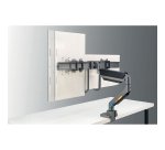 Bras double écrans avec traverse et poignée Kensington SmartFit™