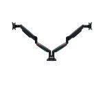 Bras double pour écrans - hauteur réglable  - Kensington SmartFit™ One-Touch, noir
